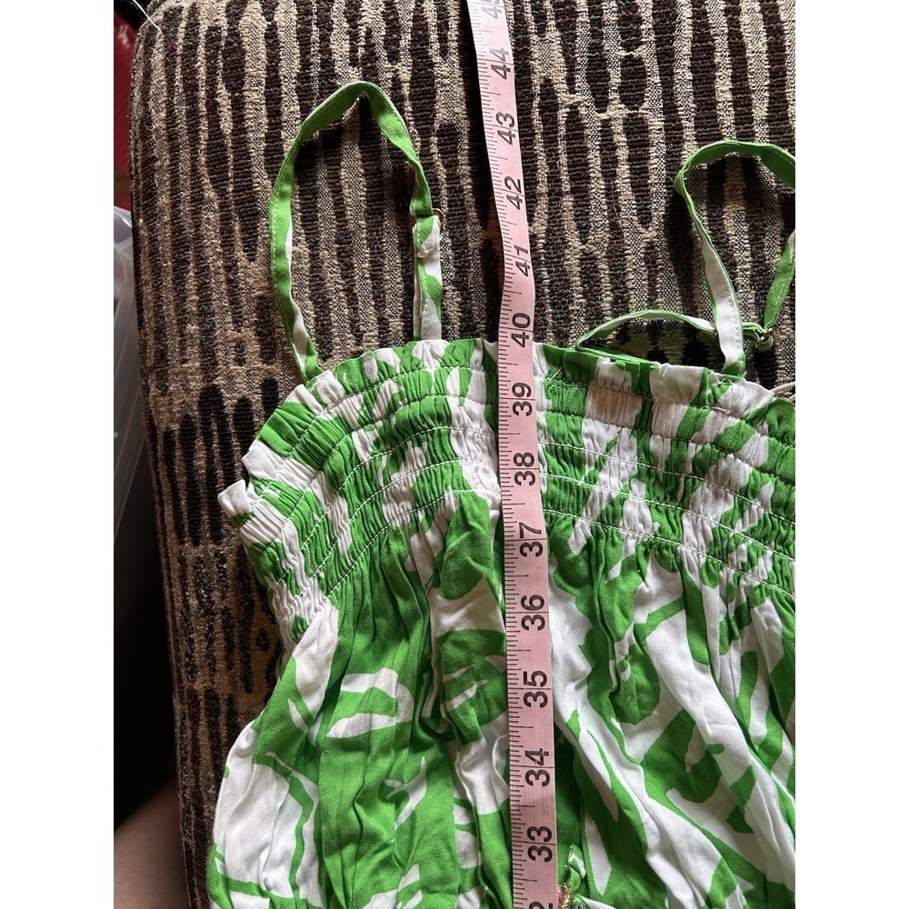 Lilly Pulitzer for Target Girls M Green Palm Print Wide Leg Jumpsuit NWT - Picture 8 of 8